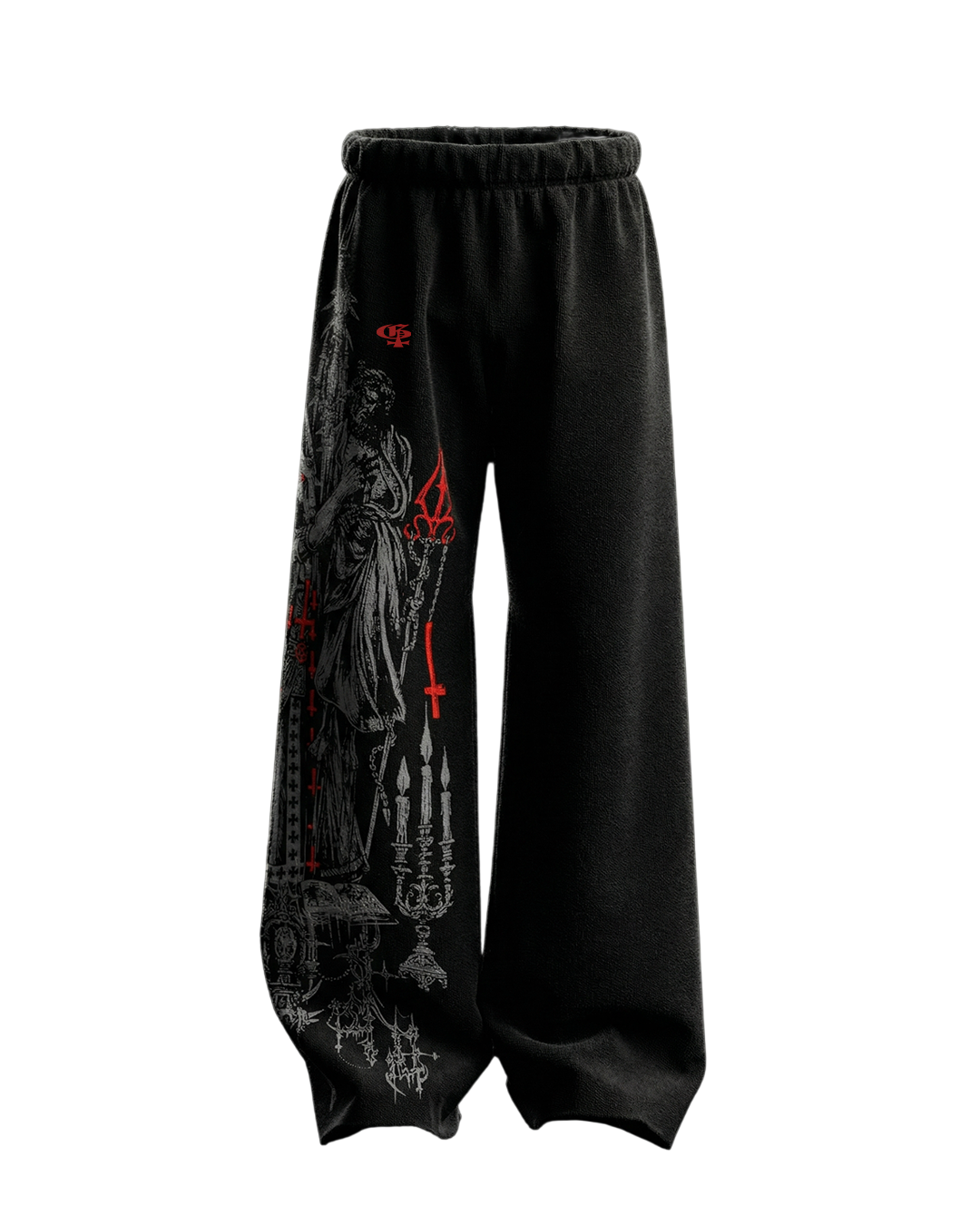 Crimson Cathedral Baggy Pants