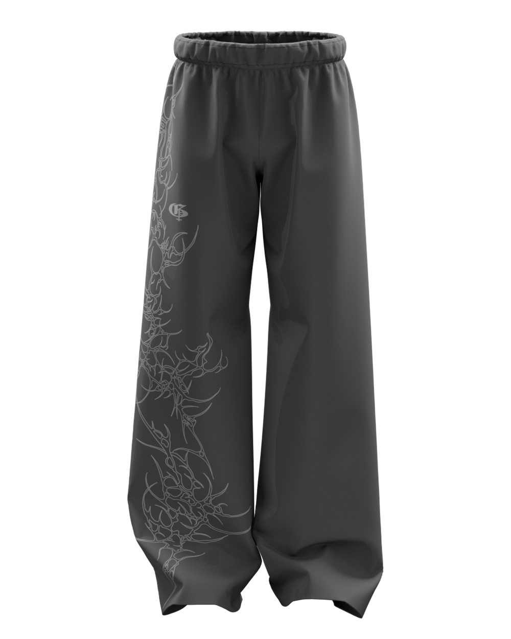 Dark Grey Xyden Baggy Pants