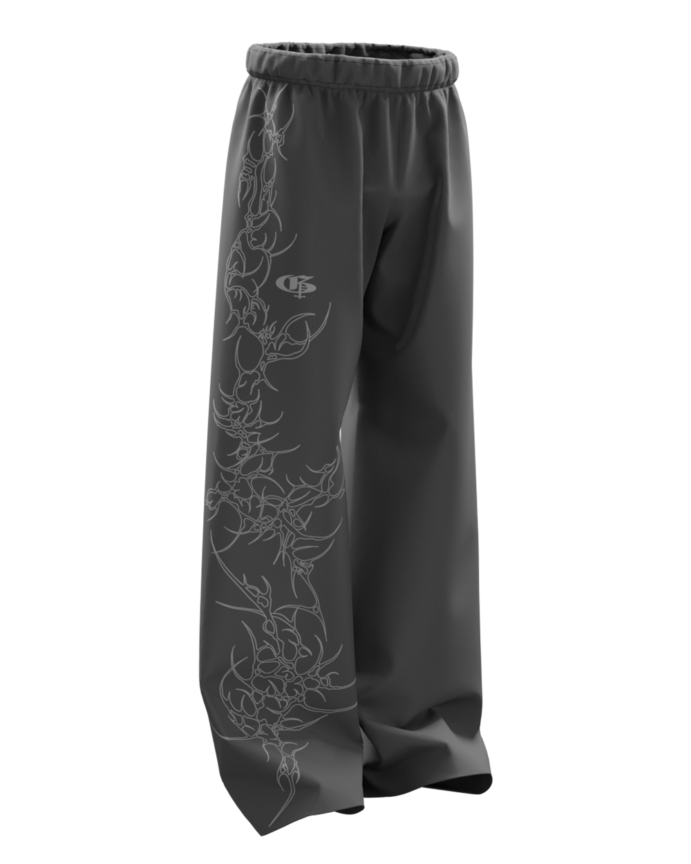 Dark Grey Xyden Baggy Pants