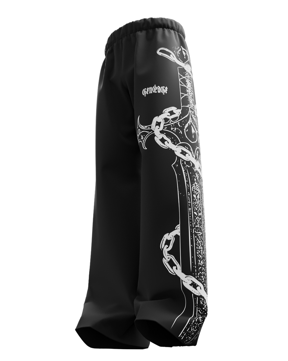 Katana Chain Baggy Pants