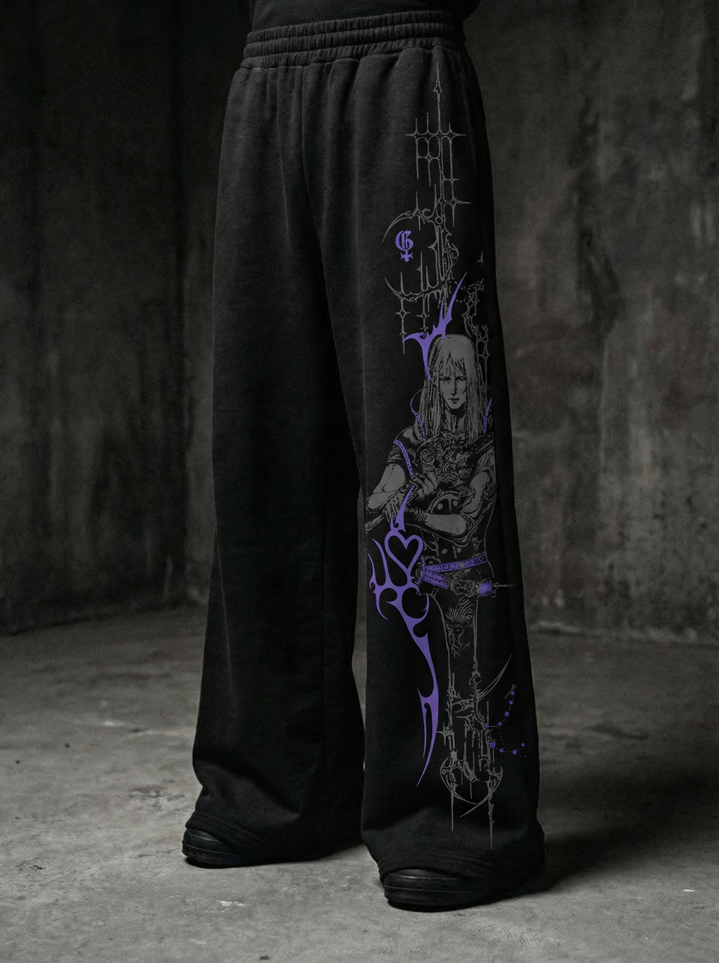 Bruise Purple Sigil Baggy Pants