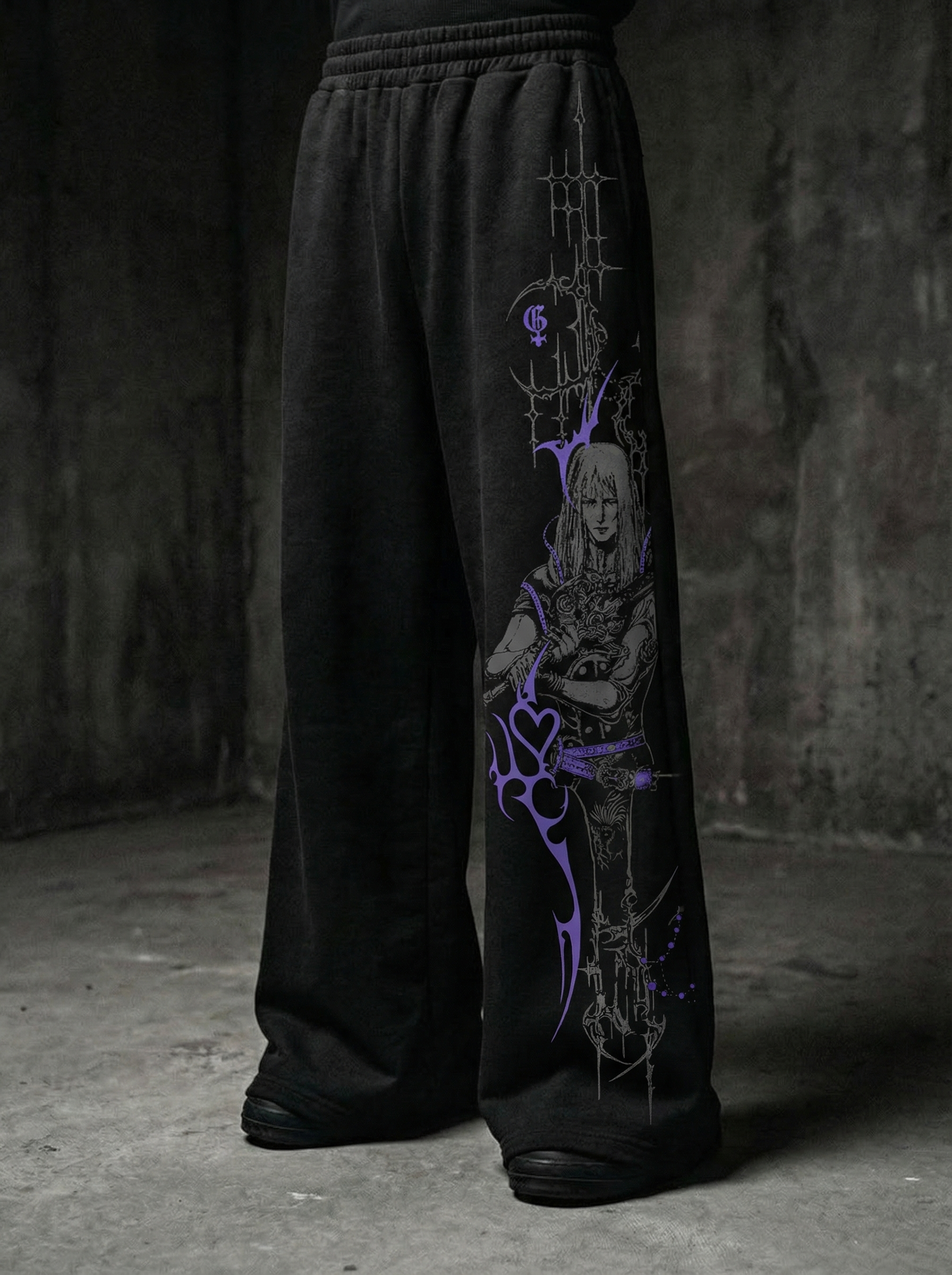 Bruise Purple Sigil Baggy Pants