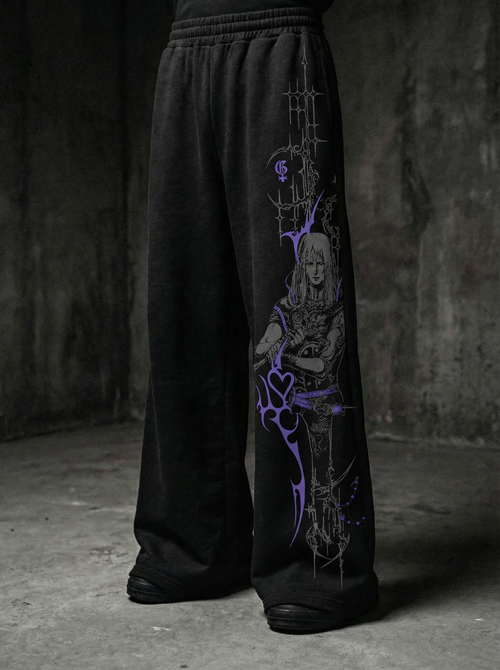 Bruise Purple Sigil Baggy Pants