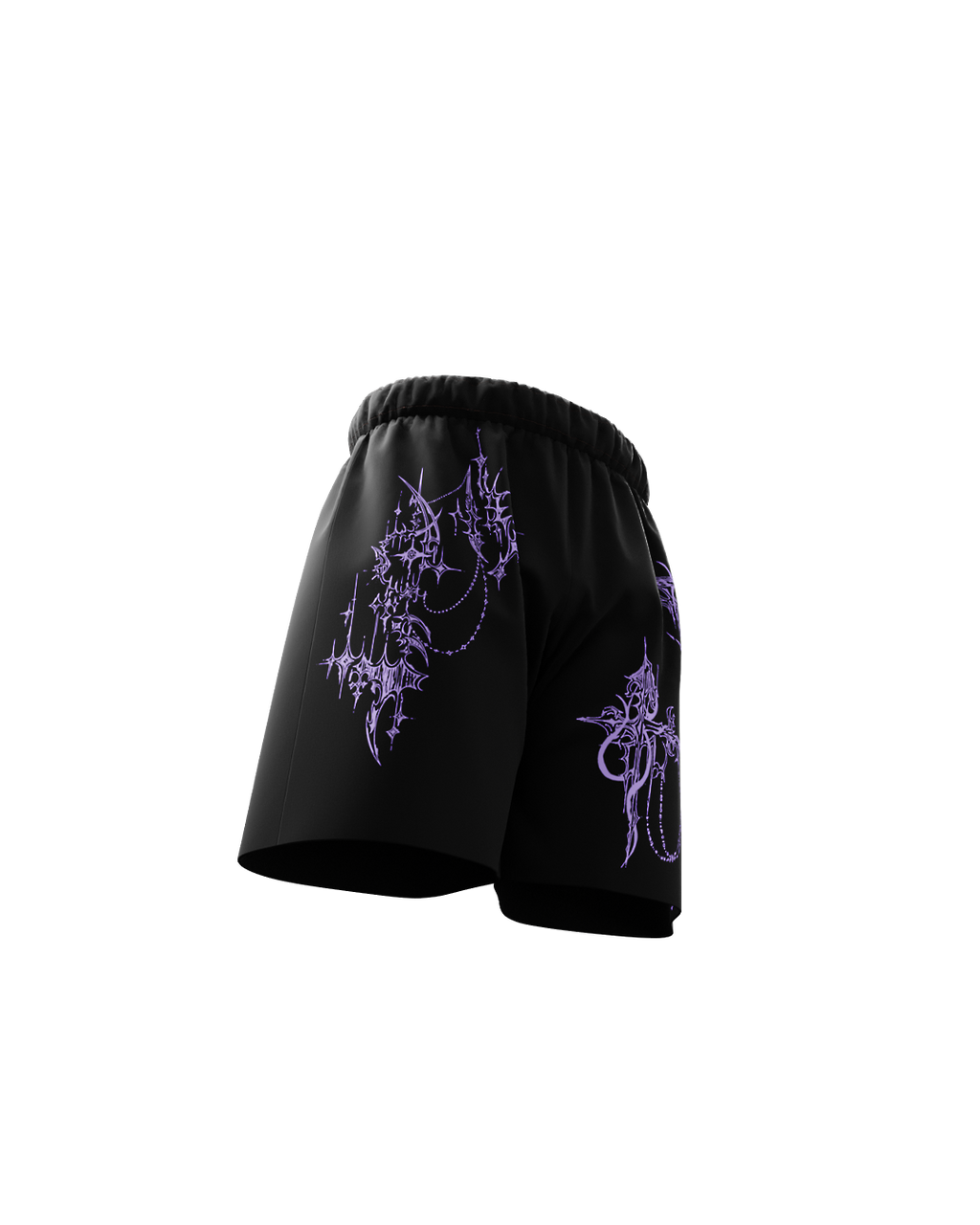 Violet Sigil Chain Shorts