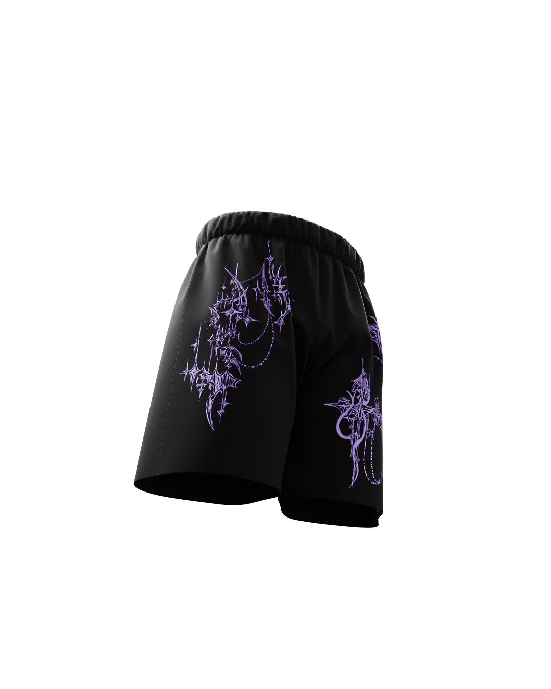 Violet Sigil Chain Shorts