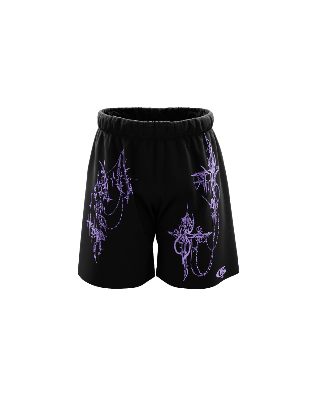 Violet Sigil Chain Shorts