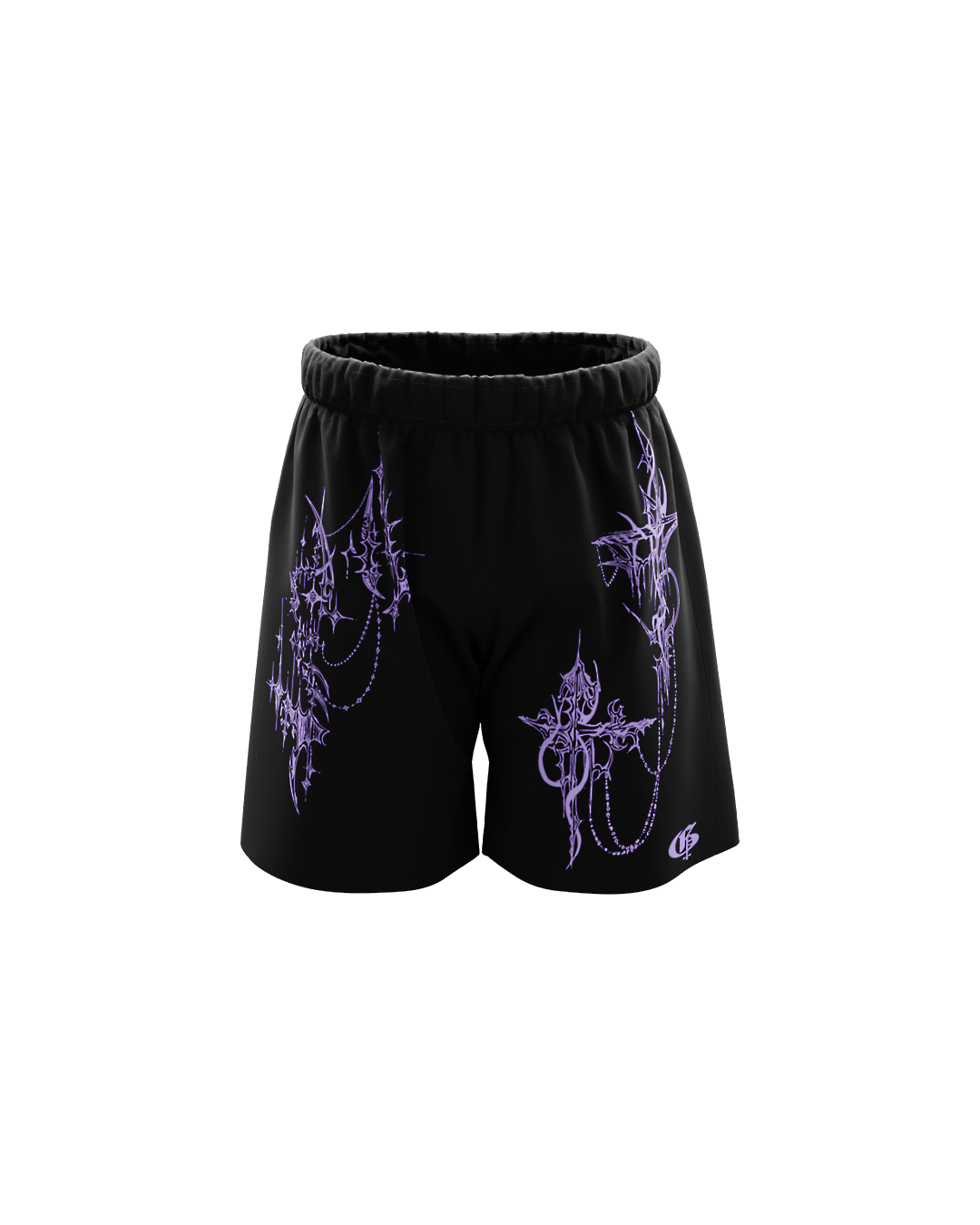 Violet Sigil Chain Shorts